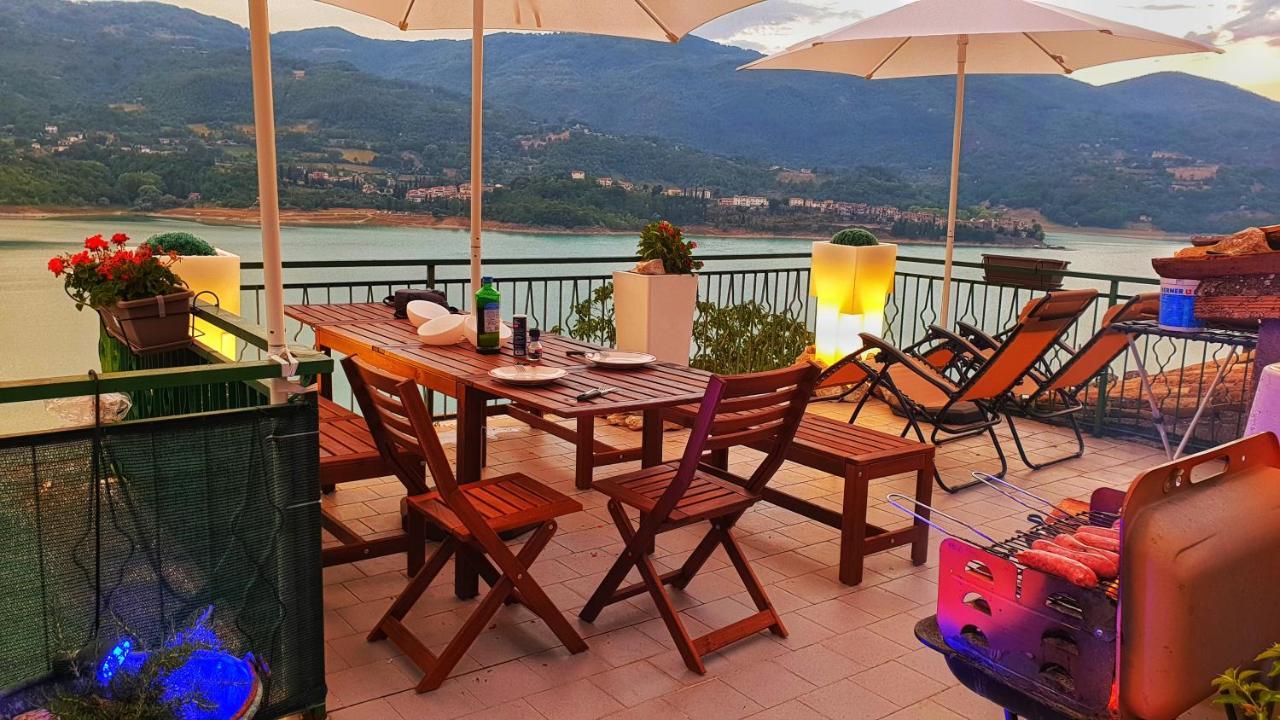 La Terrazza Sul Lago Turano Castel di Tora Exterior foto