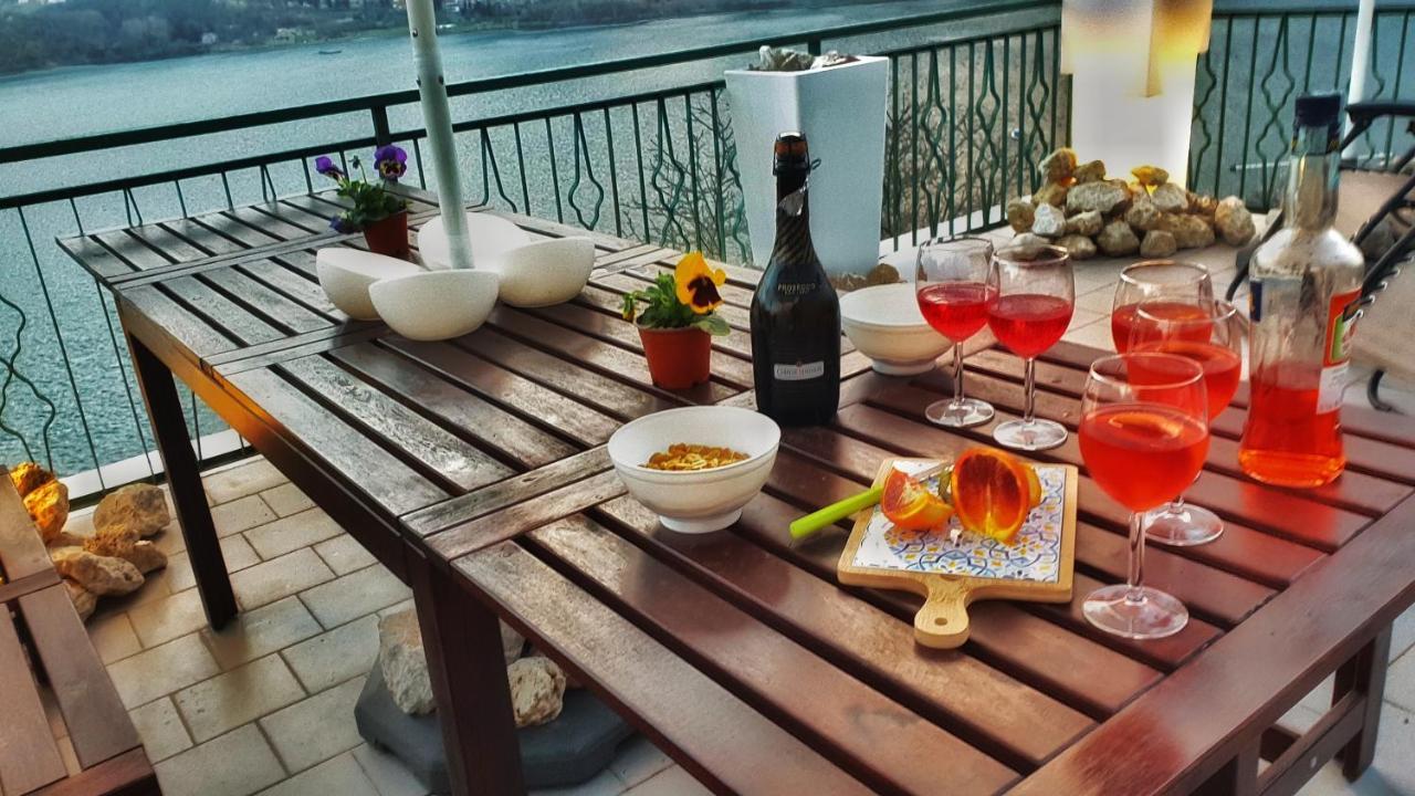 La Terrazza Sul Lago Turano Castel di Tora Exterior foto